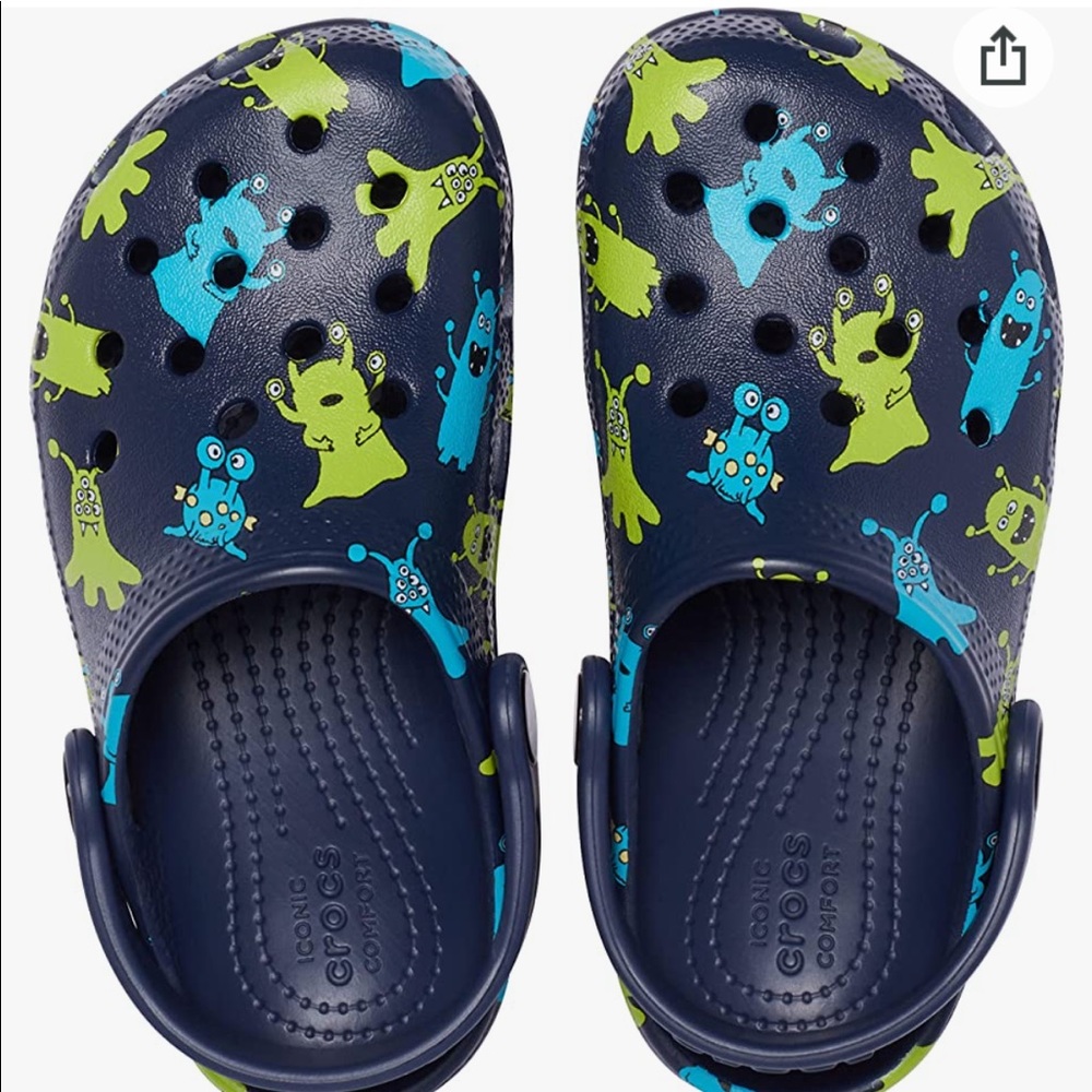 Crocs Kids' Classic Graphic Clog